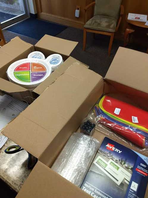 photo of Lavaca Elementary new supplies