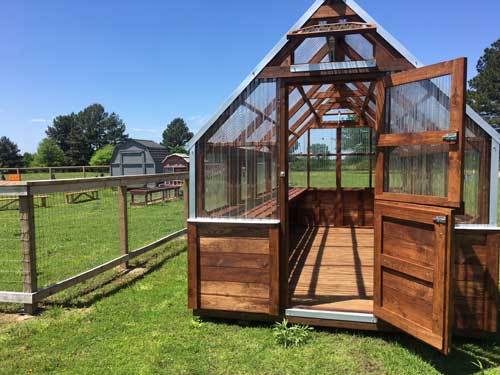 photo of Tate Elementary Greenhouse (front)